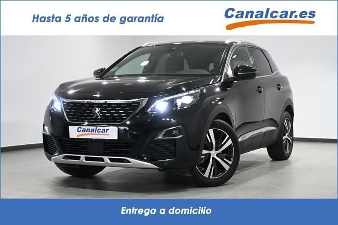 Usado Peugeot 3008 GT-line 131 CV (96 kW) 2019 Negro SUV