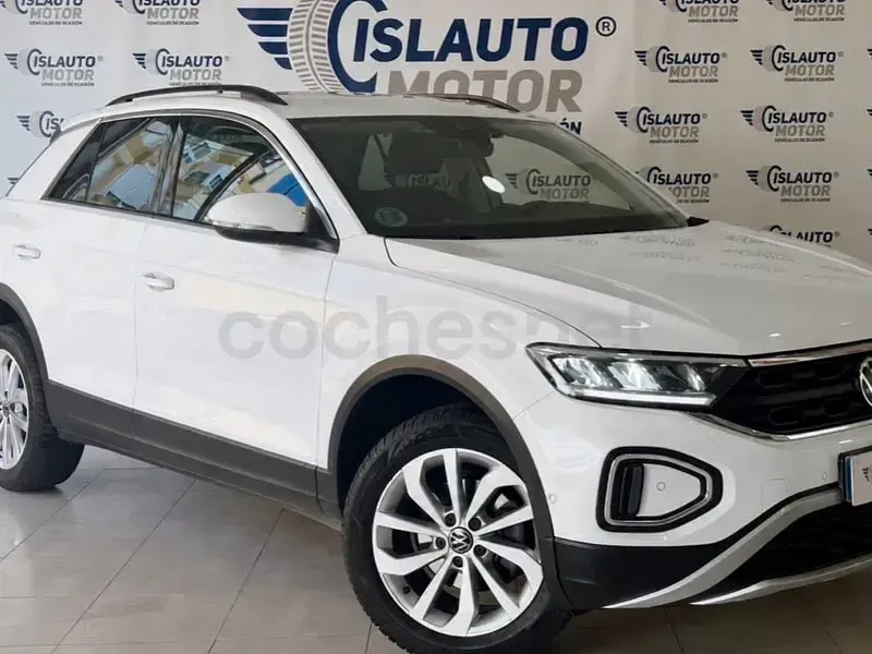 Usado VW T-Roc Life 150 CV (110 kW) 2022 Blanco SUV