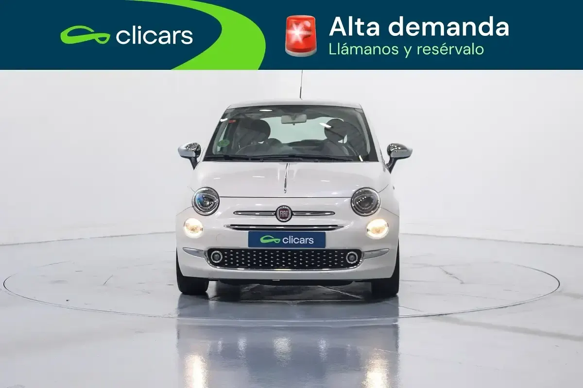 Usado Fiat 500 Lounge 69 CV (50 kW) 2016 Blanco Utilitario
