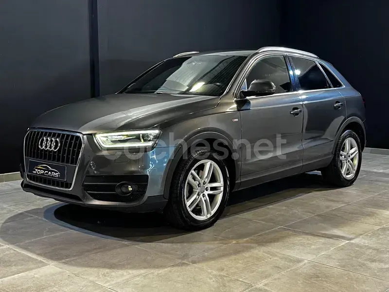 Usado Audi Q3 S-Line 140 CV (102 kW) 2014 Gris / plata SUV