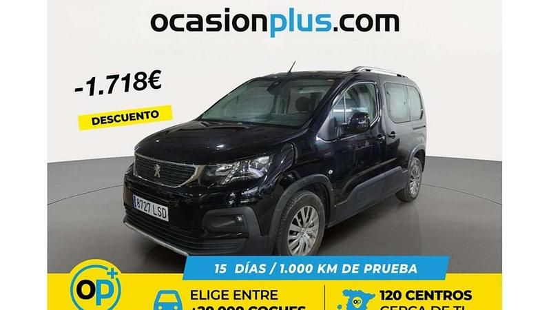 Usado Peugeot Rifter Allure 131 CV (96 kW) 2021 Negro Monovolumen
