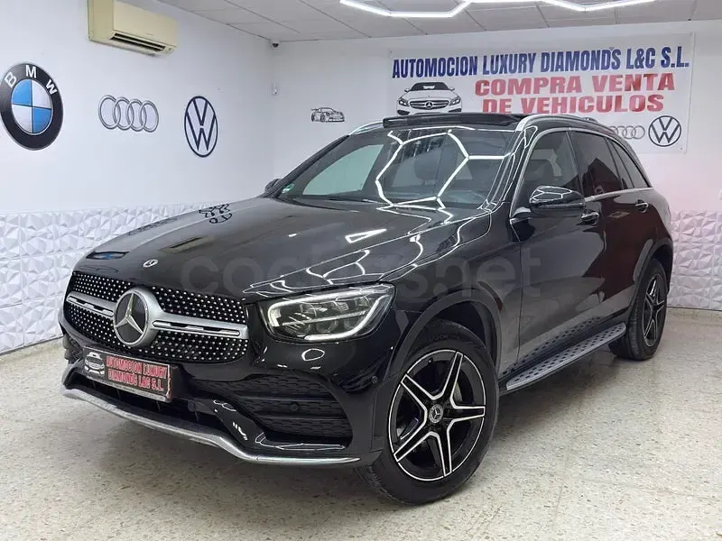Usado Mercedes GLC300e 306 CV (225 kW) 2022 Negro SUV