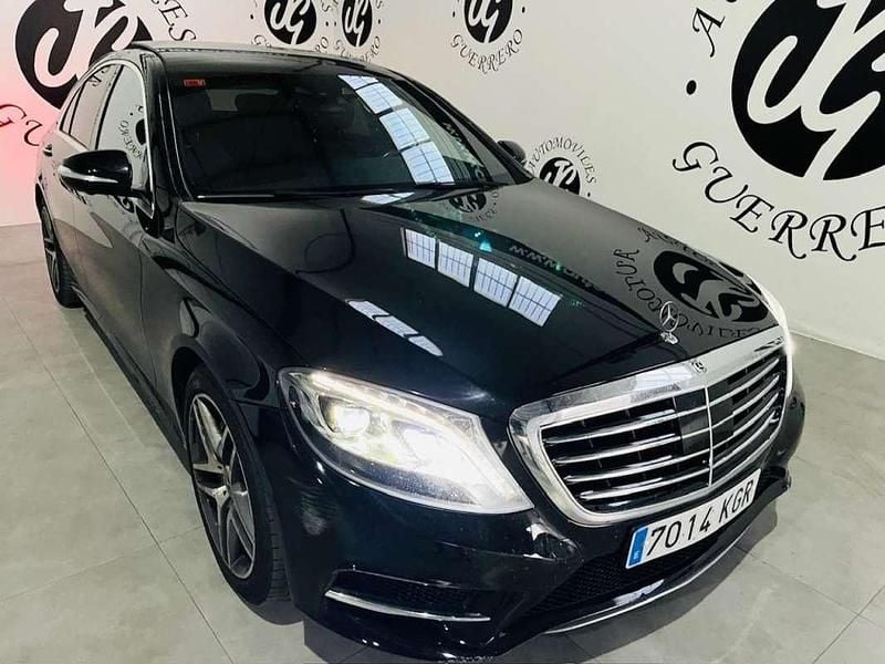 Usado Mercedes S350 258 CV (189 kW) 2018 Negro Berlina