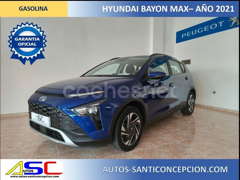 Usado Hyundai Bayon 100 CV (73 kW) 2021 Azul SUV