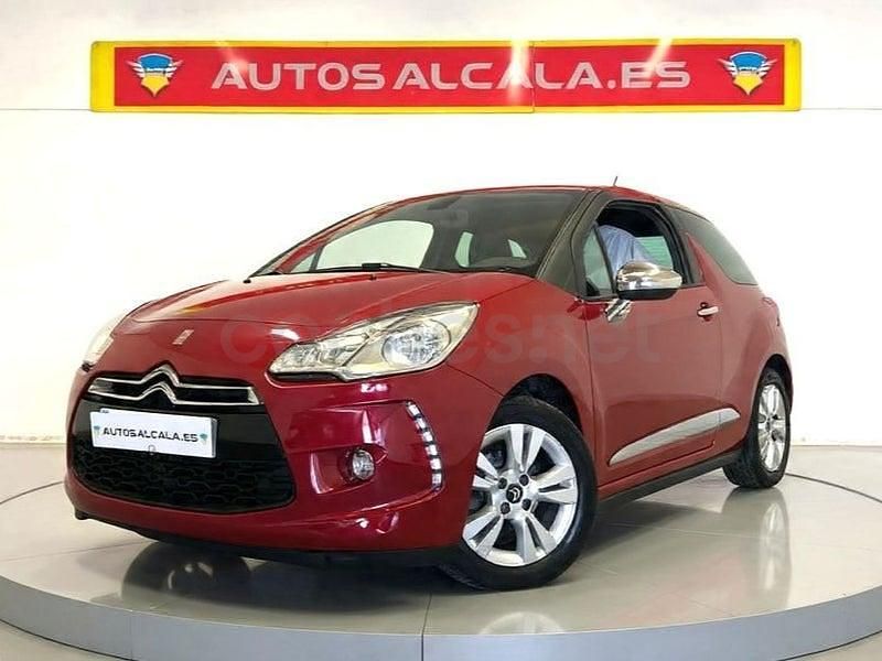 Käytetty Citroën DS3 92 HP (67 kW) 2010 Punainen Viistoperä