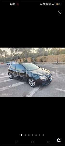 Usado VW Golf V GTI 200 CV (147 kW) 2007 Negro Berlina