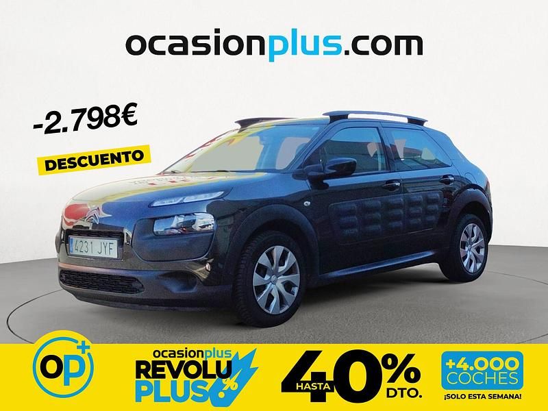 Usado Citroën C4 Cactus Feel 82 CV (60 kW) 2017 Negro Utilitario