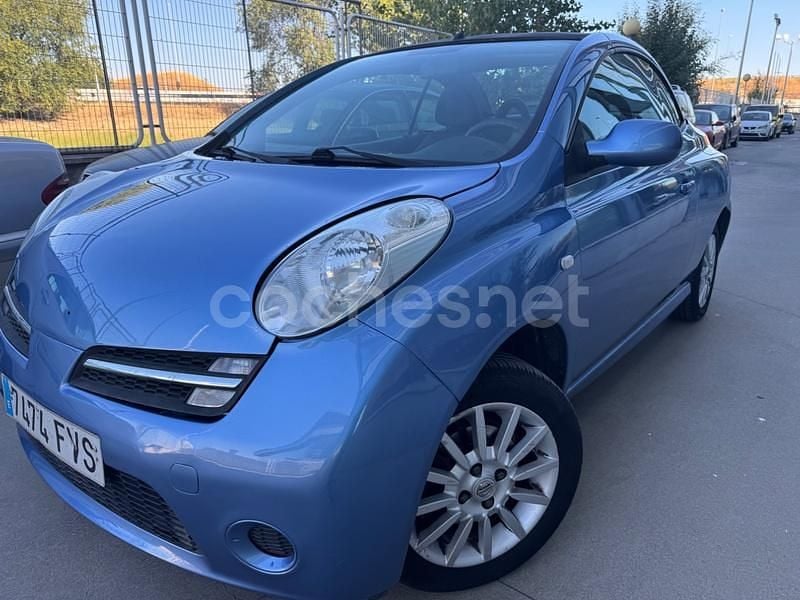 Usado Nissan Micra C+C Acenta 88 CV (64 kW) 2007 Azul Descapotable