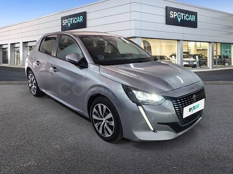 Usado Peugeot 208 Active 101 CV (74 kW) 2020 Gris Utilitario