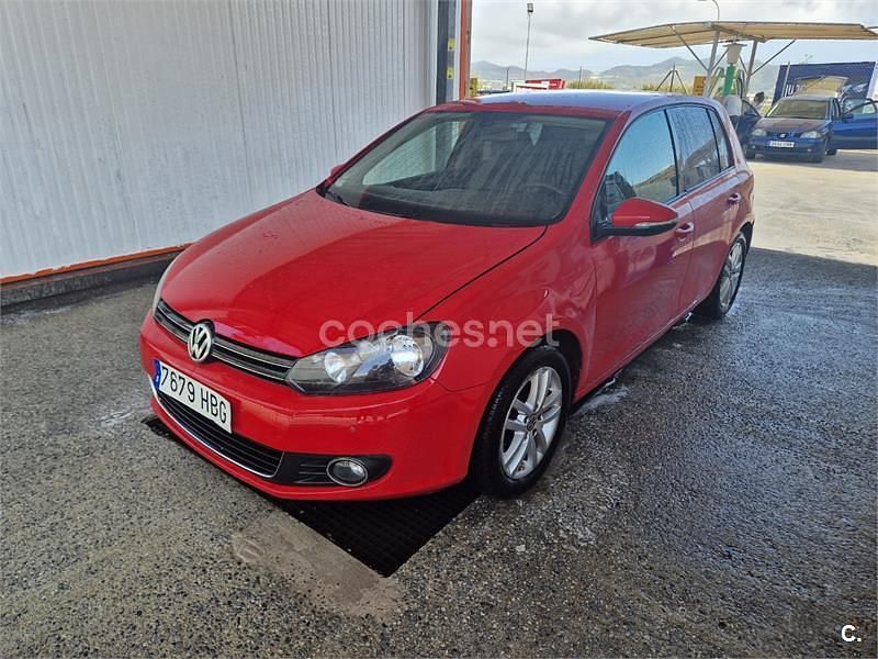 Usado VW Golf VI Sport 105 CV (77 kW) 2011 Rojo Utilitario