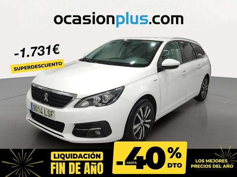 Blanco Usado 2021 Peugeot 308 Style Familiar | 12.890 € (Buen precio) - Imagen 1/4