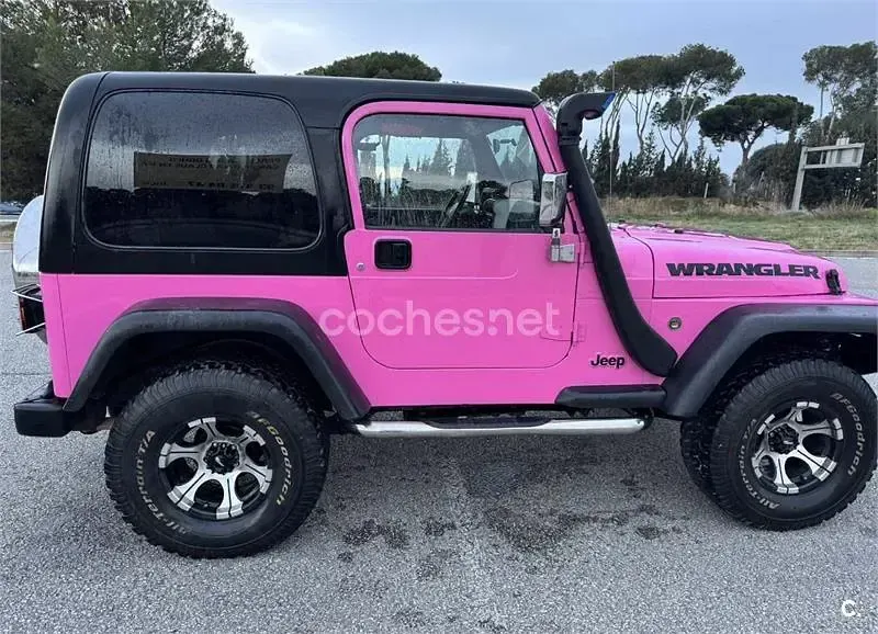 Usado Jeep Wrangler 177 CV (130 kW) 2004 Rosa SUV