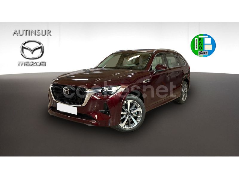 Rojo Usado 2024 Mazda CX-80 Takumi-Line SUV | 57.950 € (Precio justo) - Imagen 1/4