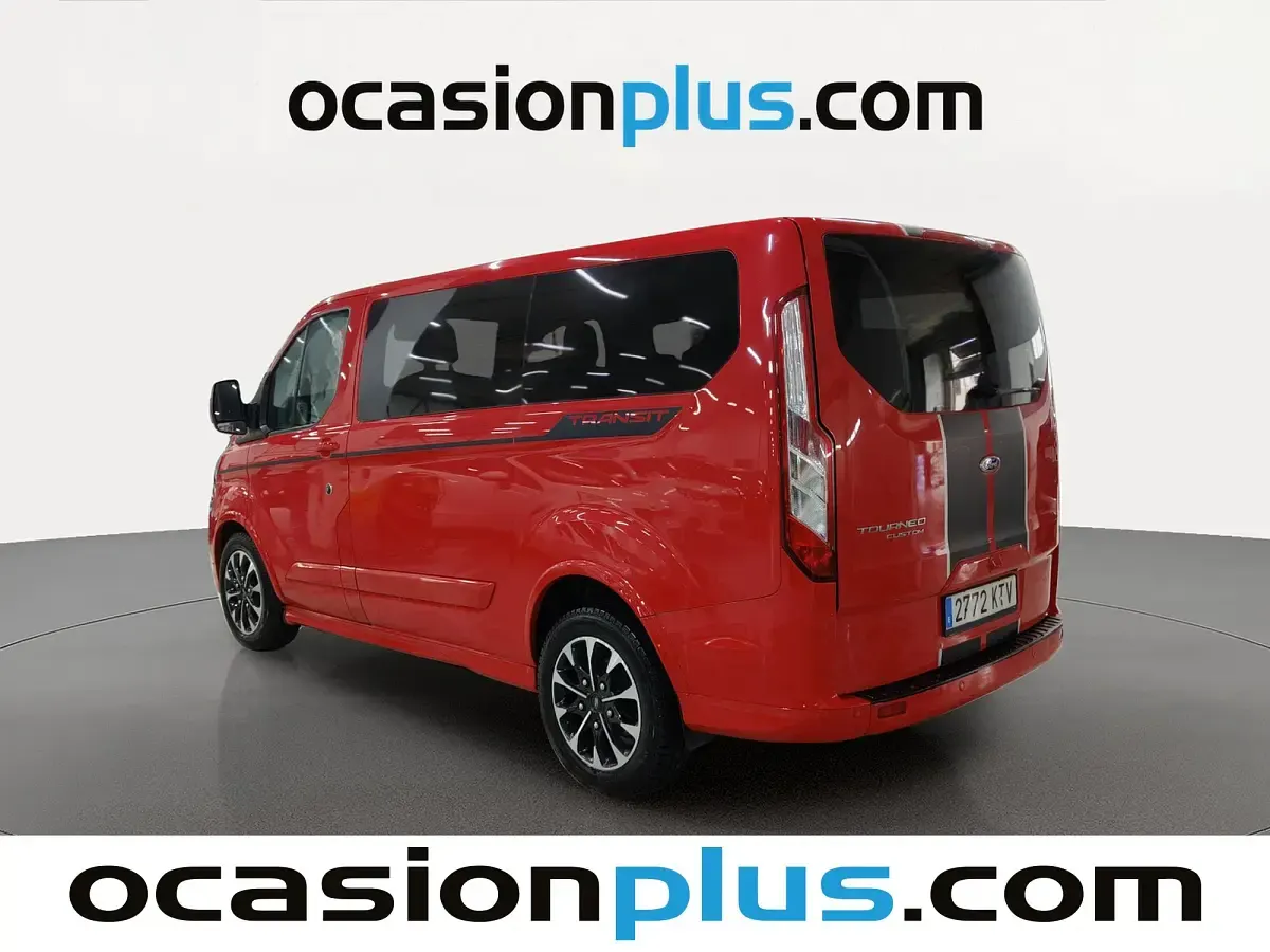 Usado Ford Transit Custom Sport 170 CV (125 kW) 2019 Rojo Familiar