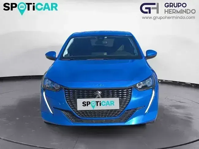 Usado Peugeot 208 Allure 100 CV (73 kW) 2021 Azul Utilitario