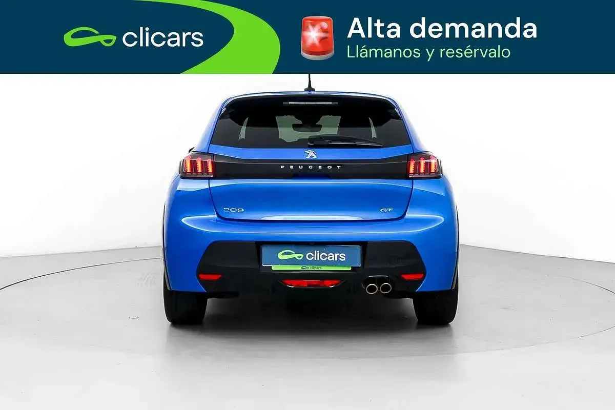 Usado Peugeot 208 GT 131 CV (96 kW) 2023 Azul Utilitario