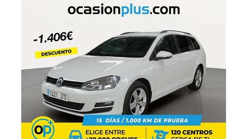 Usado VW Golf VII Advance 150 CV (110 kW) 2016 Blanco Familiar