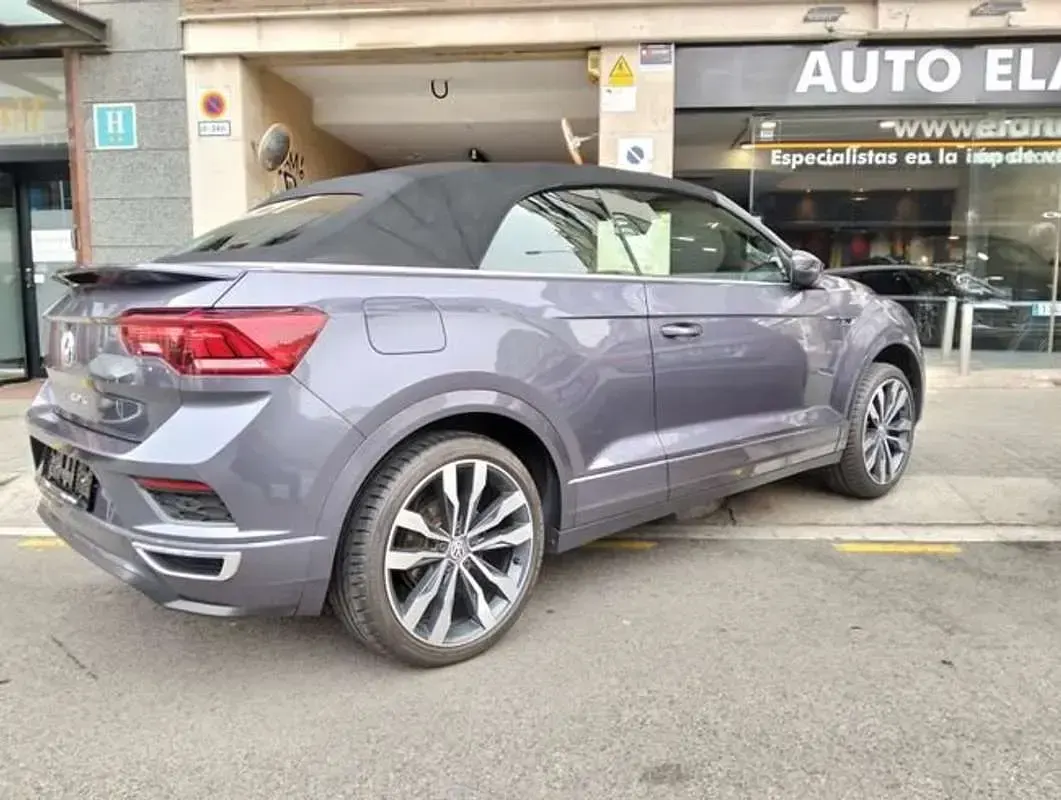 Usado VW T-Roc Cabriolet 2020 Gris Descapotable