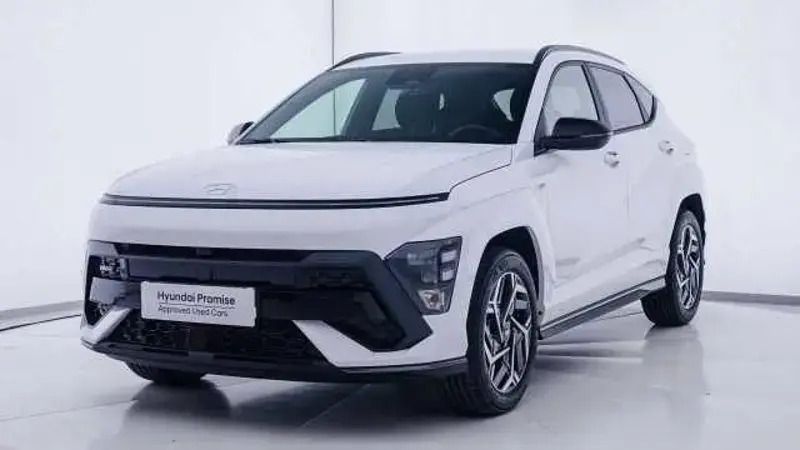 Blanco Nuevo 2025 Hyundai Kona N Line SUV | 30.990 € (Precio justo) - Imagen 1/4