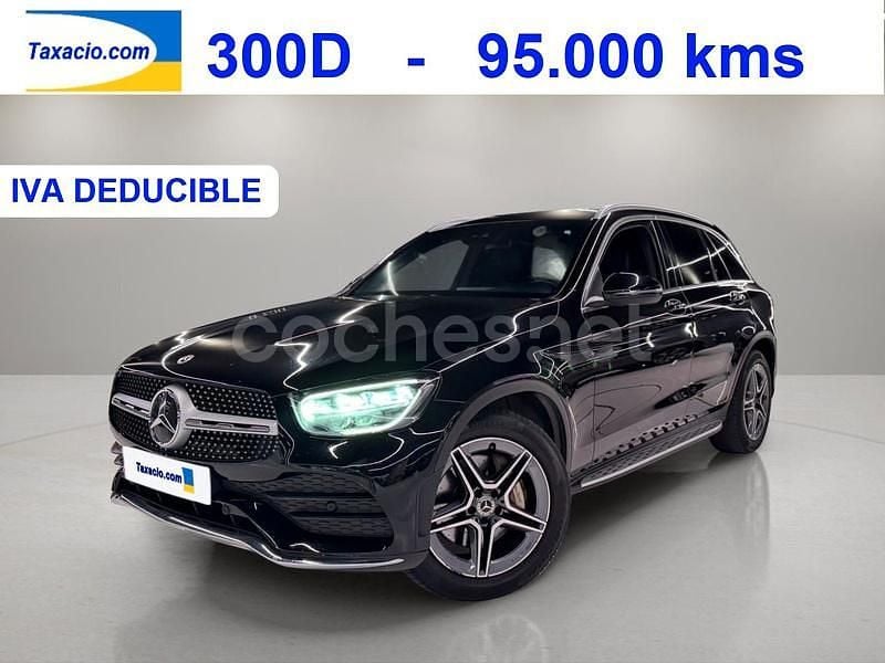 Negro Usado 2021 Mercedes GLC300 SUV | 39.900 € (Precio justo) - Imagen 1/4