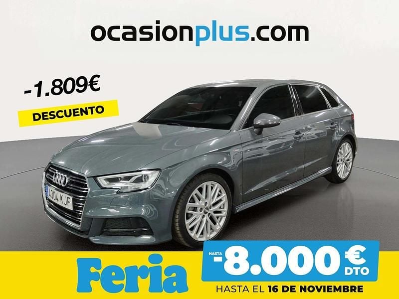 Gris Usado 2018 Audi A3 S-Line Berlina | 19.900 € (Precio justo) - Imagen 1/4