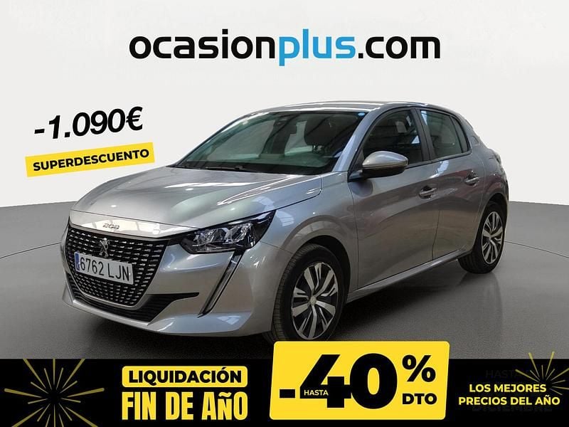 Gris Usado 2020 Peugeot 208 Active Utilitario | 11.790 € (Precio justo) - Imagen 1/4