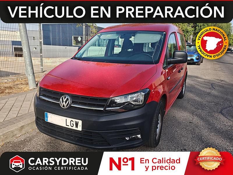 Rojo Usado 2020 VW Caddy Monovolumen | 13.600 € (Super precio) - Imagen 1/2
