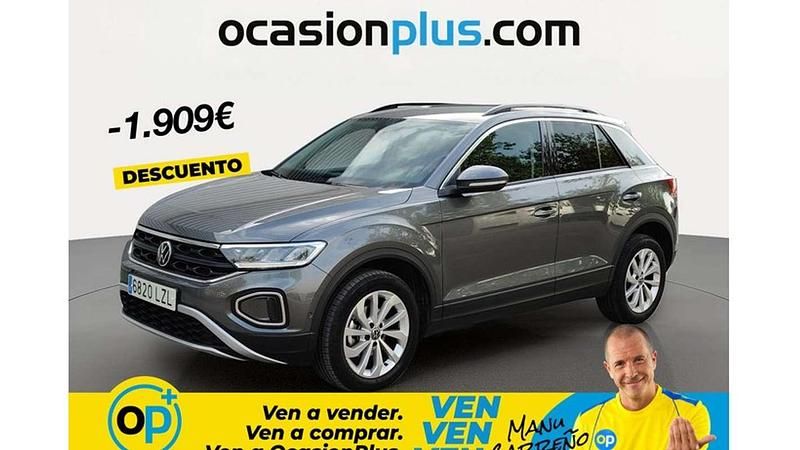 Usado VW T-Roc Life 110 CV (80 kW) 2022 Gris SUV