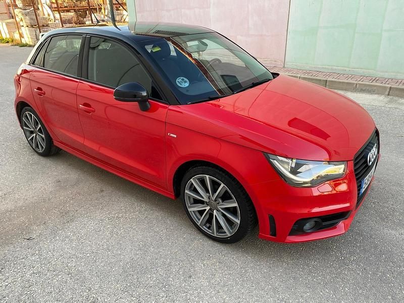 Usado Audi A1 S-Line 90 CV (66 kW) 2016 Rojo Utilitario