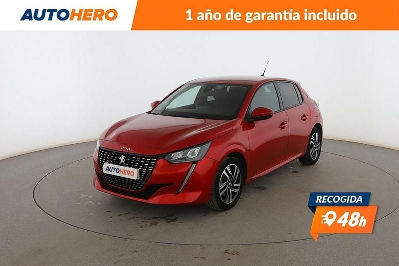 Rojo Usado 2021 Peugeot 208 Allure Utilitario | 10.799 € (Precio justo) - Imagen 1/3