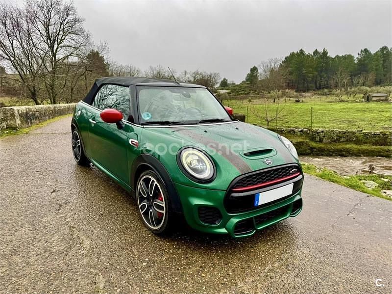 Verde Usado 2020 Mini John Cooper Works Cabriolet Descapotable | 29.900 € (Precio justo) - Imagen 1/4