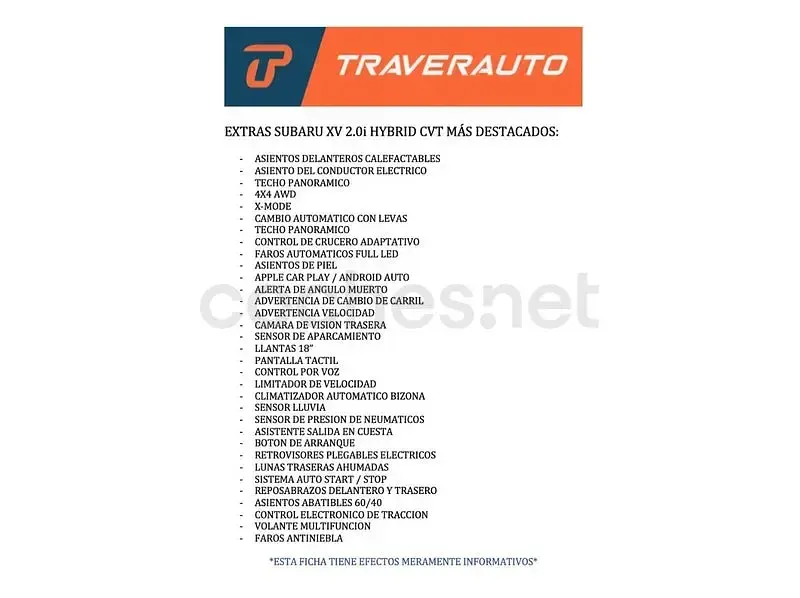 Usado Subaru XV 151 CV (111 kW) 2023 Negro SUV