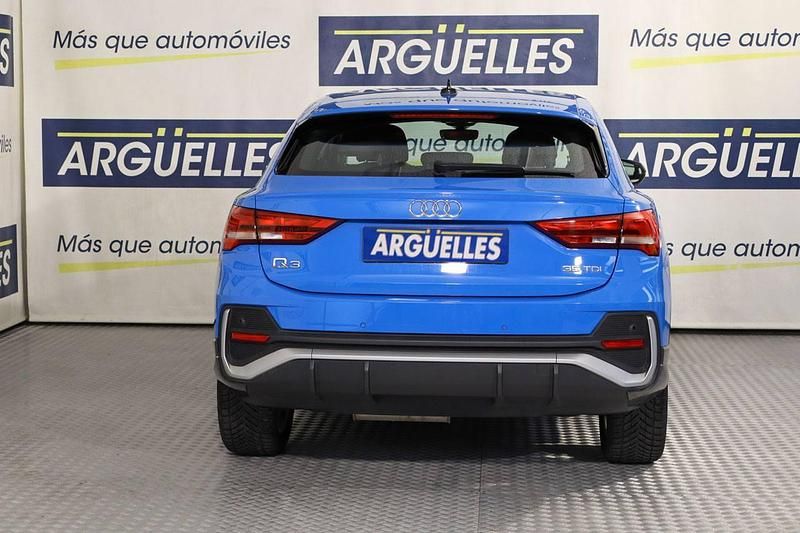 Usado Audi Q3 Sportback S-Line 150 CV (110 kW) 2020 Azul metalizado SUV