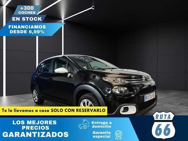 Negro Usado 2019 Citroën C3 Feel Utilitario | 10.990 € (Un poco caro) - Imagen 1/4