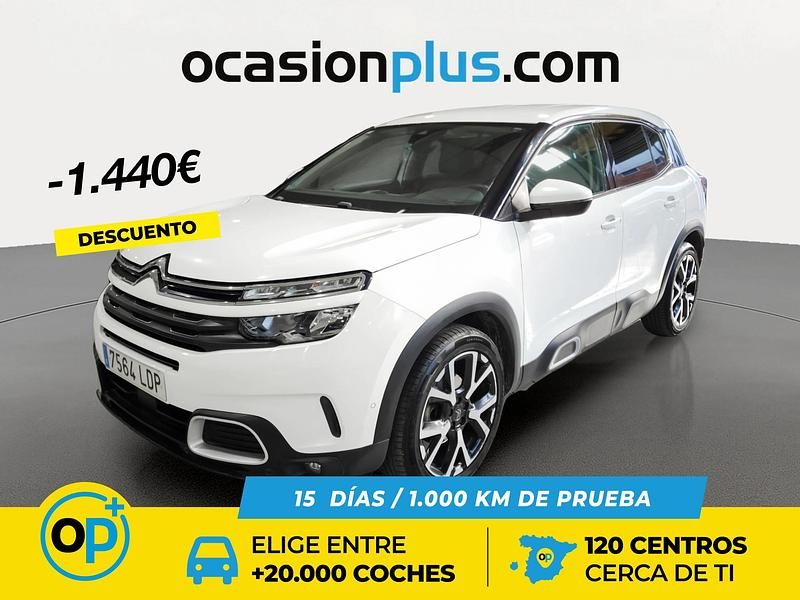 Blanco Usado 2019 Citroën C5 Aircross Feel SUV | 12.990 € (Buen precio) - Imagen 1/4