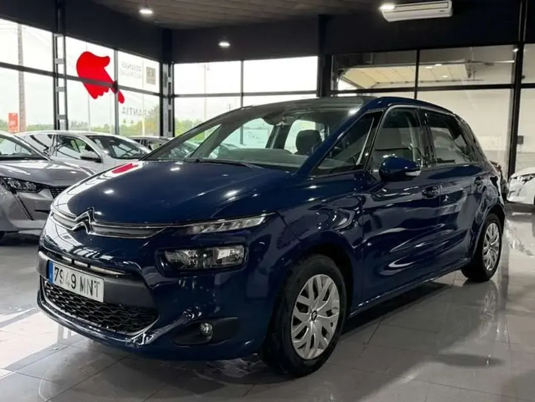 Usado Citroën C4 Exclusive 136 CV (100 kW) 2018 Azul Utilitario