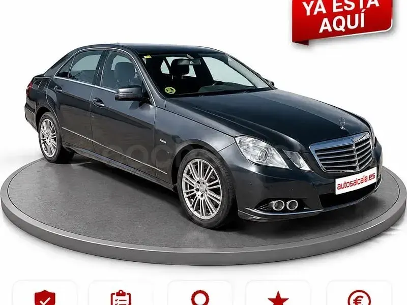 Usado Mercedes E250 Elegance 204 CV (150 kW) 2009 Negro Berlina