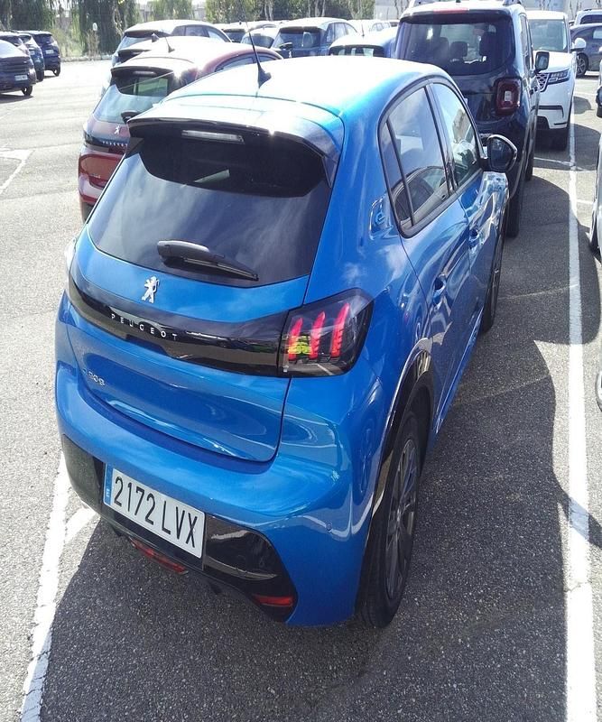 Usado Peugeot e-208 Allure 100 kW (136 CV) 2022 Azul Utilitario