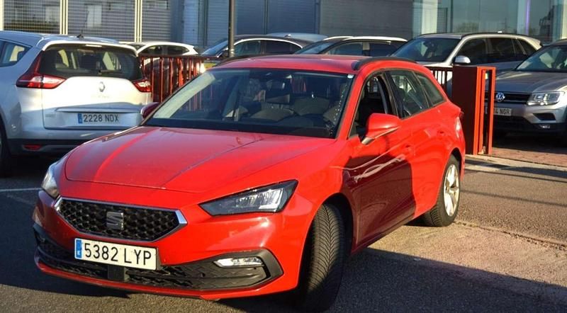 Brugt Seat Leon ST Reference 116 HK (85 kW) 2022 Rød Stationcar