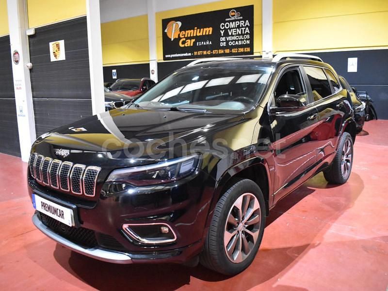 Negro Usado 2018 Jeep Cherokee Overland SUV | 22.990 € (Un poco caro) - Imagen 1/4