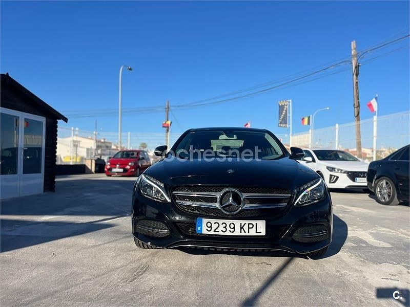 Usado Mercedes C220 170 CV (125 kW) 2015 Negro Berlina
