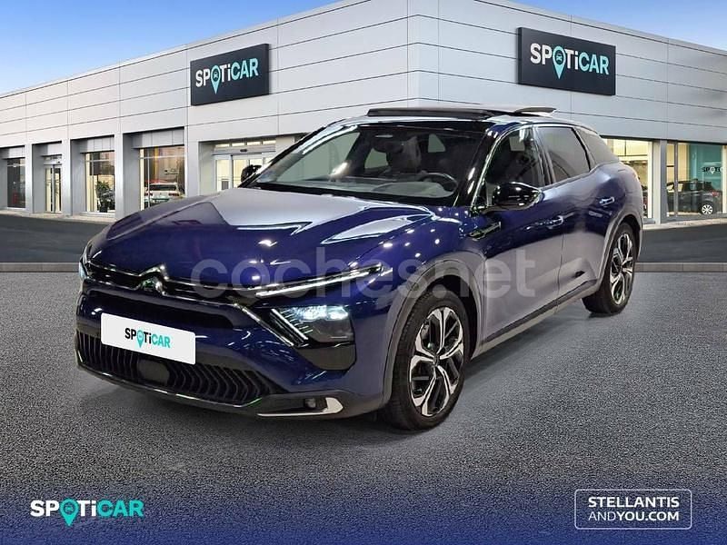 Azul Usado 2022 Citroën C5 X Shine Familiar | 27.890 € (Caro) - Imagen 1/4