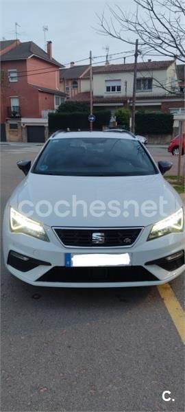 Blanco Usado 2018 Seat Leon ST FR Familiar | 18.500 € (Caro) - Imagen 1/4