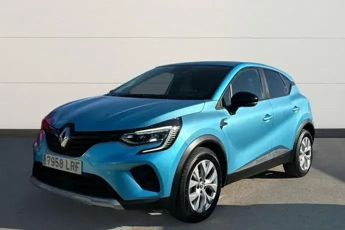 Usado Renault Captur Intens 91 CV (66 kW) 2021 Azul SUV