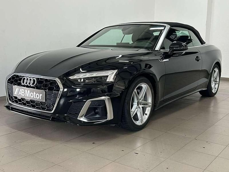 Negro Usado 2023 Audi A5 Cabriolet S-Line Descapotable | 45.300 € (Precio justo) - Imagen 1/4