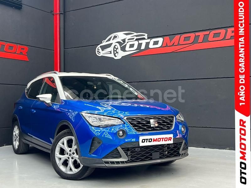 Azul Usado 2021 Seat Arona FR SUV | 18.990 € (Precio justo) - Imagen 1/4