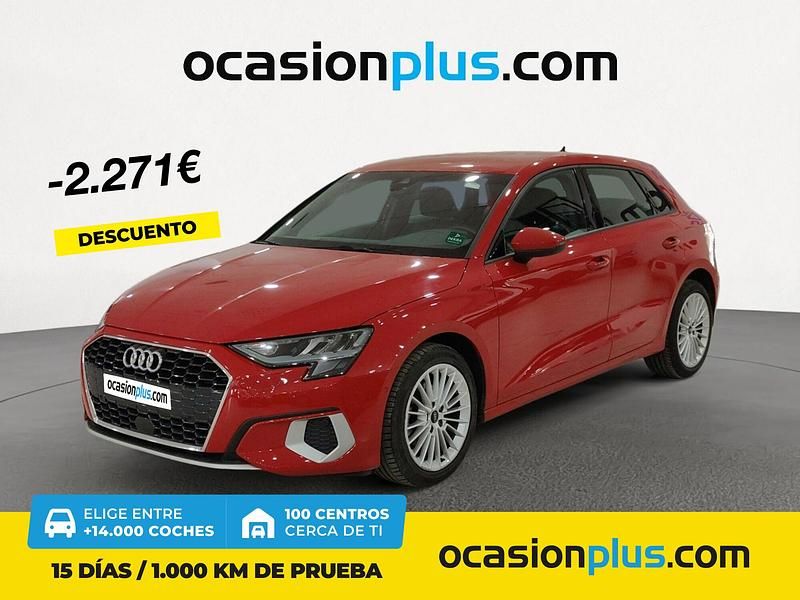 Rojo Usado 2023 Audi A3 Advanced Plus | 24.990 € (Precio justo) - Imagen 1/1