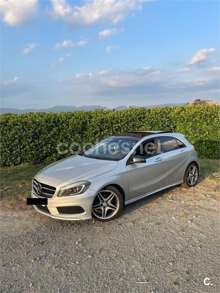 Gris / plata Usado 2015 Mercedes A200 AMG line Berlina | 12.999 € (Buen precio) - Imagen 1/4