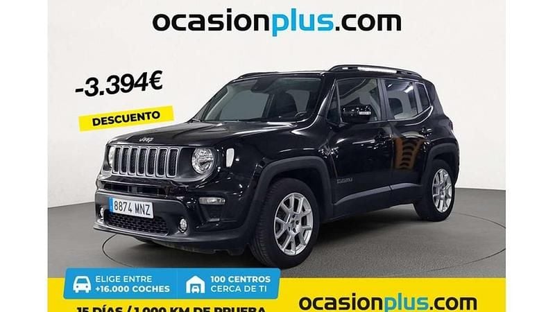 Negro Usado 2024 Jeep Renegade Limited SUV | 18.348 € (Buen precio) - Imagen 1/1