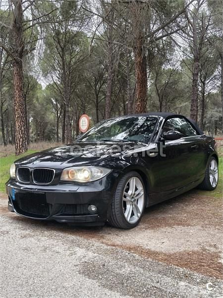 Negro Usado 2009 BMW 125 Cabriolet Descapotable | 14.500 € - Imagen 1/4